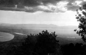 נחל הקישון בכניסתו לים 1921, צילום: אסף רפאל סלוס, קרדיט: ארכיון אוניברסיטת חיפה