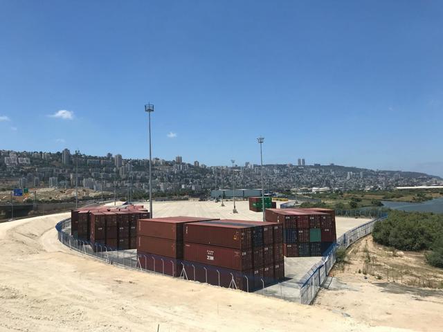 רשות נחל הקישון, מתחם מכולות של חנ''י