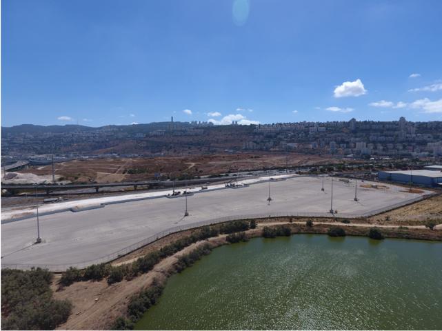 רשות נחל הקישון צילום אוויר של בנייה בסביבת הנחל